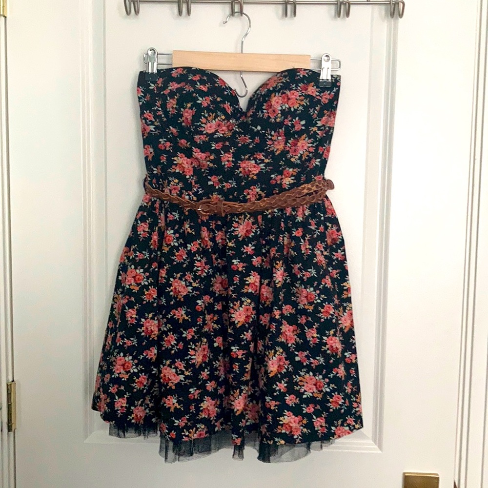 Flower pattern dress